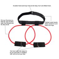 Fitness Booty Bands Set Resistance Bands for Butt Legs Muscle Training Adjust Waist Belt Elastic Bands Pedal Exerciser Workout - Image 2